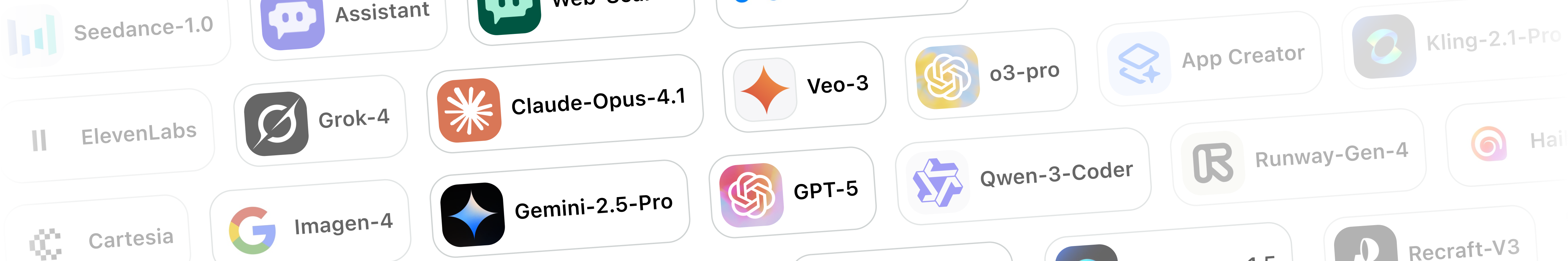 Bots to choose from